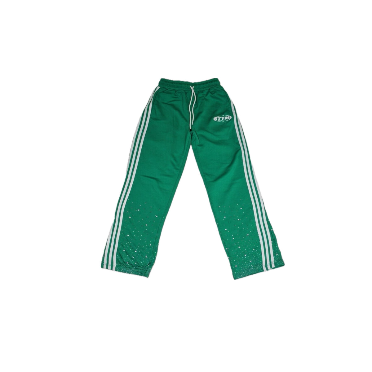 STYMI “Rhinestone” Army Green Sweats