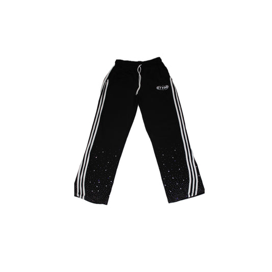 STYMI “Rhinestone” Black Sweats