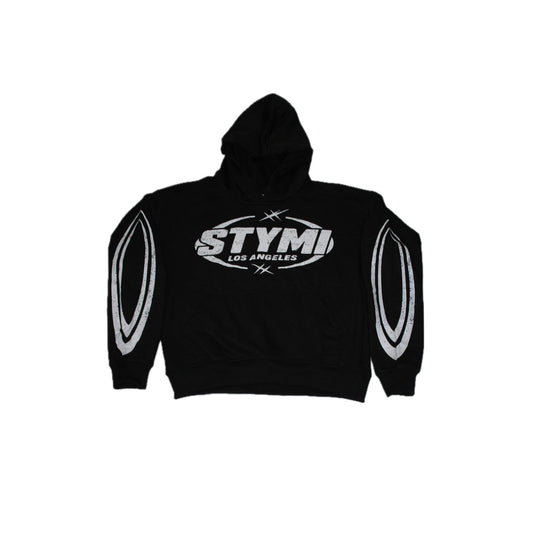 STYMI Stamp Black Pullover Hoodie