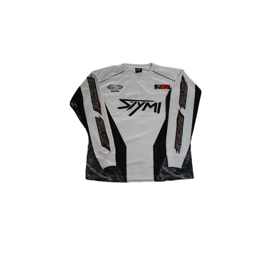 STYMI “Racer” White Longsleeve